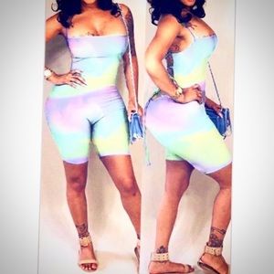 💗 New Lovely Pastel Tie-dye romper